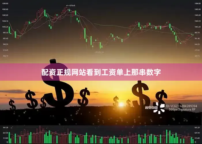 配资正规网站看到工资单上那串数字
