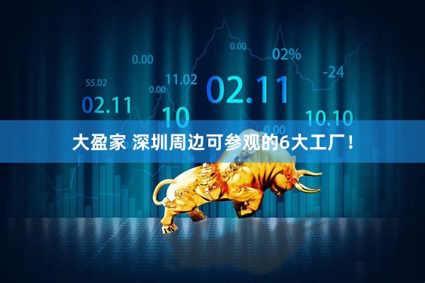 大盈家 深圳周边可参观的6大工厂！