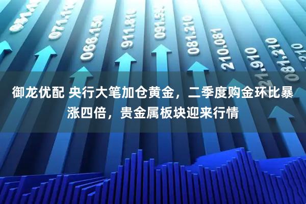 御龙优配 央行大笔加仓黄金，二季度购金环比暴涨四倍，贵金属板块迎来行情
